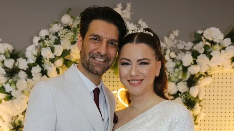 Taner Rumeli ve Ceyda Aşık, 13 yıllık ilişkilerini evlilikle taçlandırdılar.